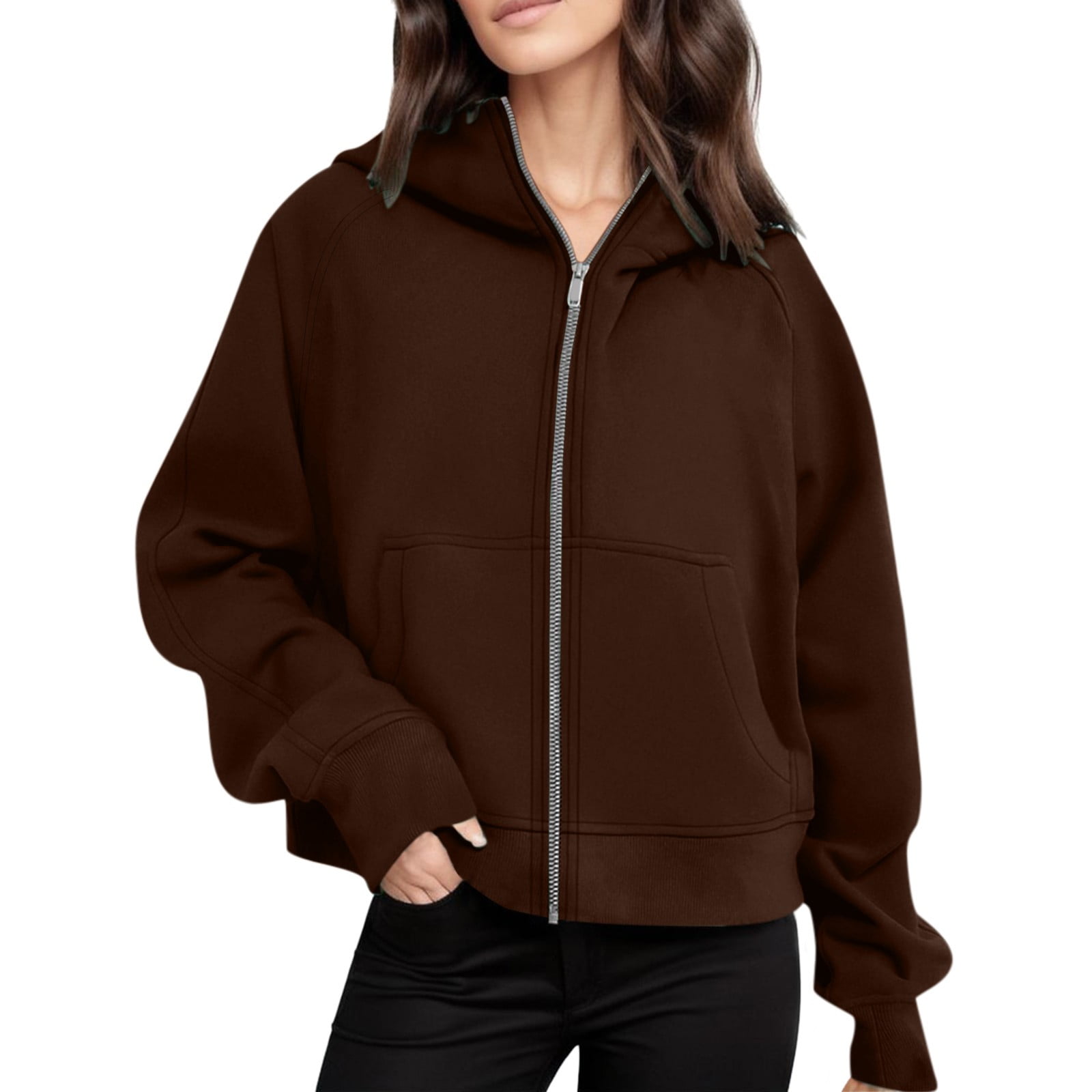 Pedort Women Oversized Sherpa Jackets Workout Sherpa 2023 Fall Winter