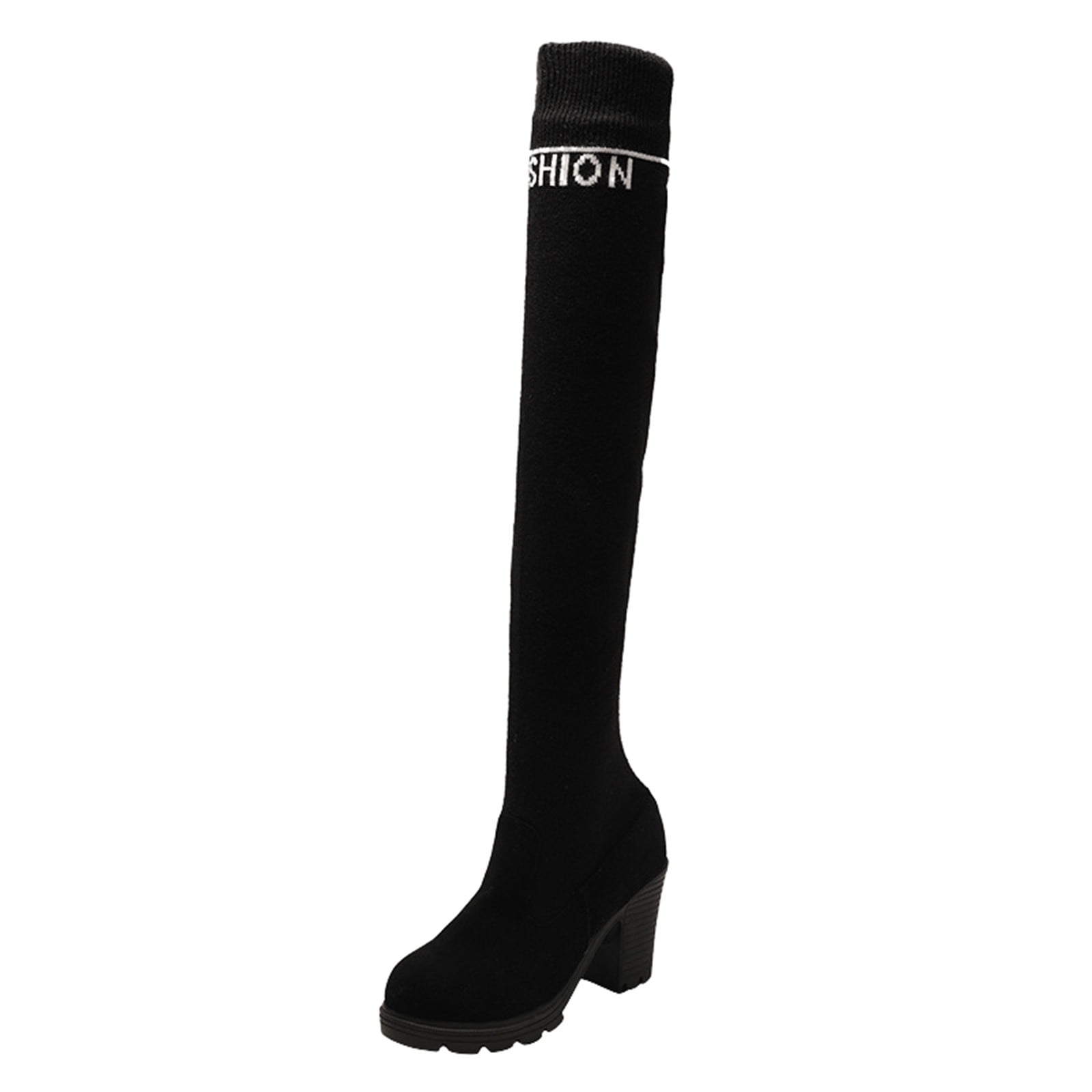 Pedort Womens Knee High Boots Comfortable and Warm Thick Knee Boots