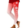 thumbnail image 1 of Pedort womens legging Christmas Holiday Leggings Watermelon Red,L, 1 of 5