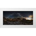 thumbnail image 1 of Pedretti, Ivan 18x10 White Modern Wood Framed Museum Art Print Titled - Galaxy Dolomites, 1 of 4