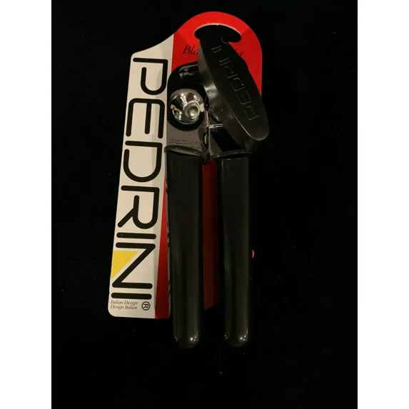 Pedrini Black & Satin Can Opener Italian Design Free Shipping