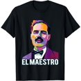 Pedro Campos Puerto Rico El Maestro Resiste Pop Art TShirt