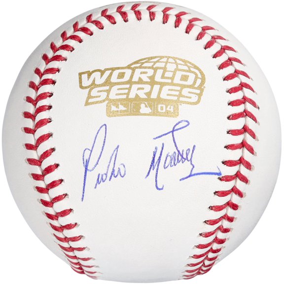 Pedro Martinez Boston Red Sox Autographed 2004 World Series Logo Baseball - Fanatics Authentic Certified