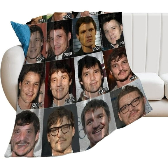 Pedro Pascal Blanket Cool #2 Super Soft Throw Blanket Silky Flannel Lightweight for Sofa, Bed Blanket All Season Use 30"*40"（76 * 100cm）
