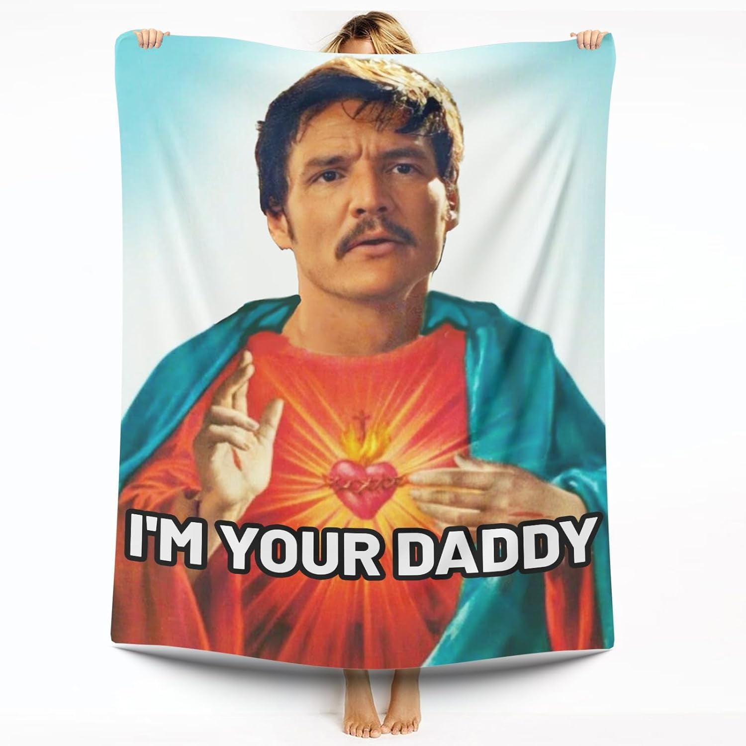 Pedro Pascal Blanket, Funny Blanket, I'm Your Daddy Throw Blanket Meme