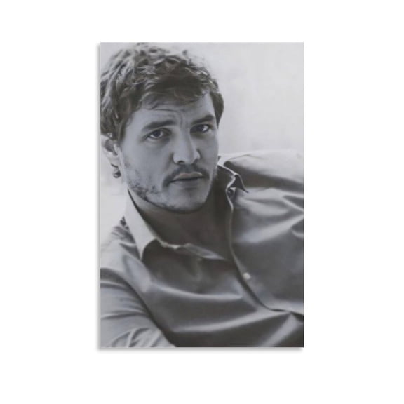 Pedro Pascal Canvas Poster Room Aesthetic Poster Print Art Wall Painting Canvas Posters Gifts Modern Bedroom Decor 16x24inch(40x60cm)