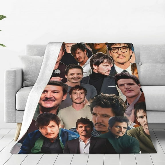 Pedro Pascal Ultra-Soft Micro Fleece Blanket Throw All Season Fuzzy Lightweight Throw Blankets For Office Company Home Couch Bed Sofa 50"X40"