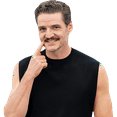thumbnail image 1 of Pedro Pascal (Vest) Half Body Buddy Cutout, 1 of 5