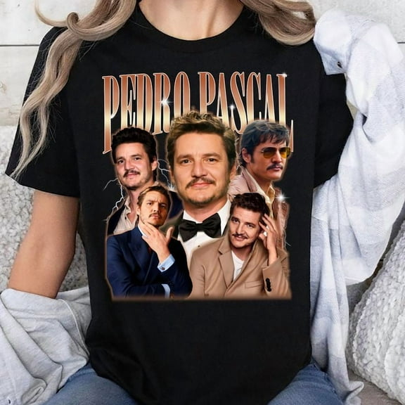 Pedro Pascal Vintage Bootleg T-Shirt Unisex, Sizes S-5XL, Tbun