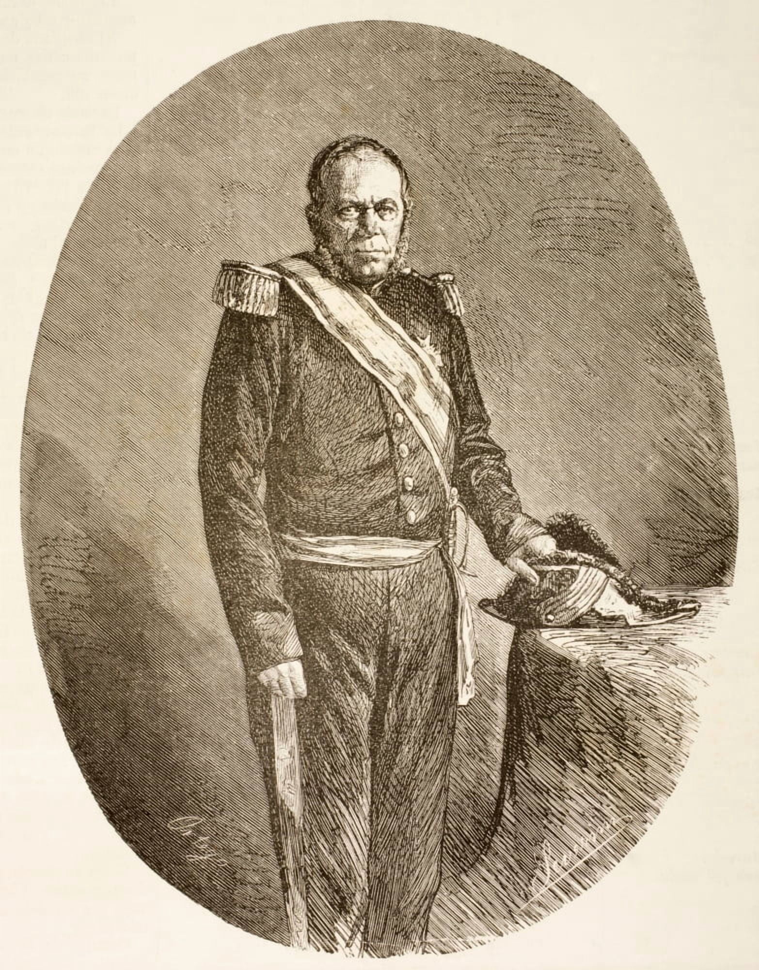 Pedro Santana Y Familias1St Marquis Of Las Carreras 1801 Canvas Art - Ken Welsh Design Pics (13 x 16)