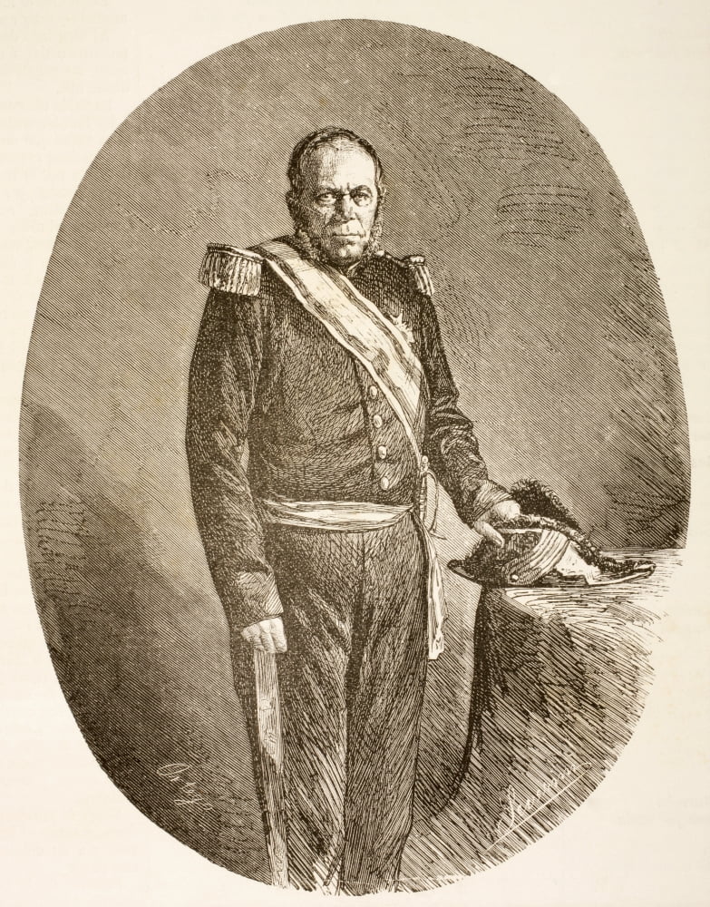 Pedro Santana Y Familias1St Marquis Of Las Carreras 1801 Canvas Art - Ken Welsh Design Pics (26 x 32)