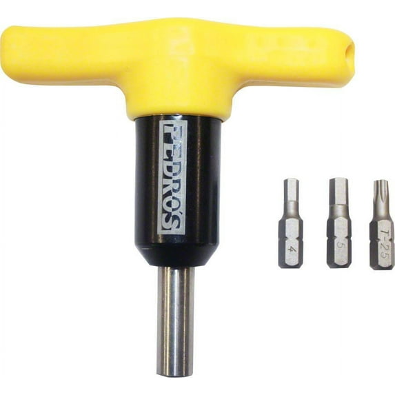 Pedro's Tool Torque Wrench Pedros Fixed Torque Driver 4mm/5mm/T5 4nm Yellow - 6460630