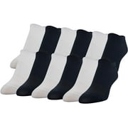 Peds Womens All Day Active Liner Low Cut Socks with Repreve Fiber, 12 Pairs