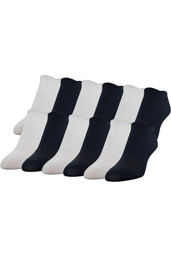 Women's All Day Active Liner Low Cut Socks with Repreve Fiber, 12 Pairs