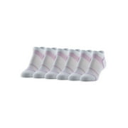 Peds Womens All Day Active No Show Half Cushion Socks, 6 Pairs