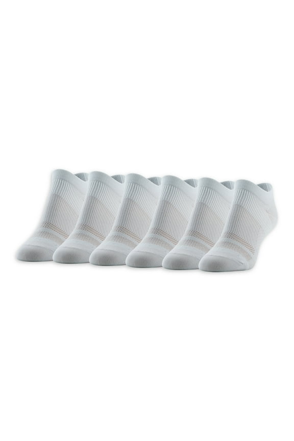 Women's All Day Active No Show Socks, 6 Pairs
