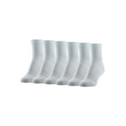 Peds Womens All Day Active Lightweight Nylon Ankle Socks, 6 Pairs