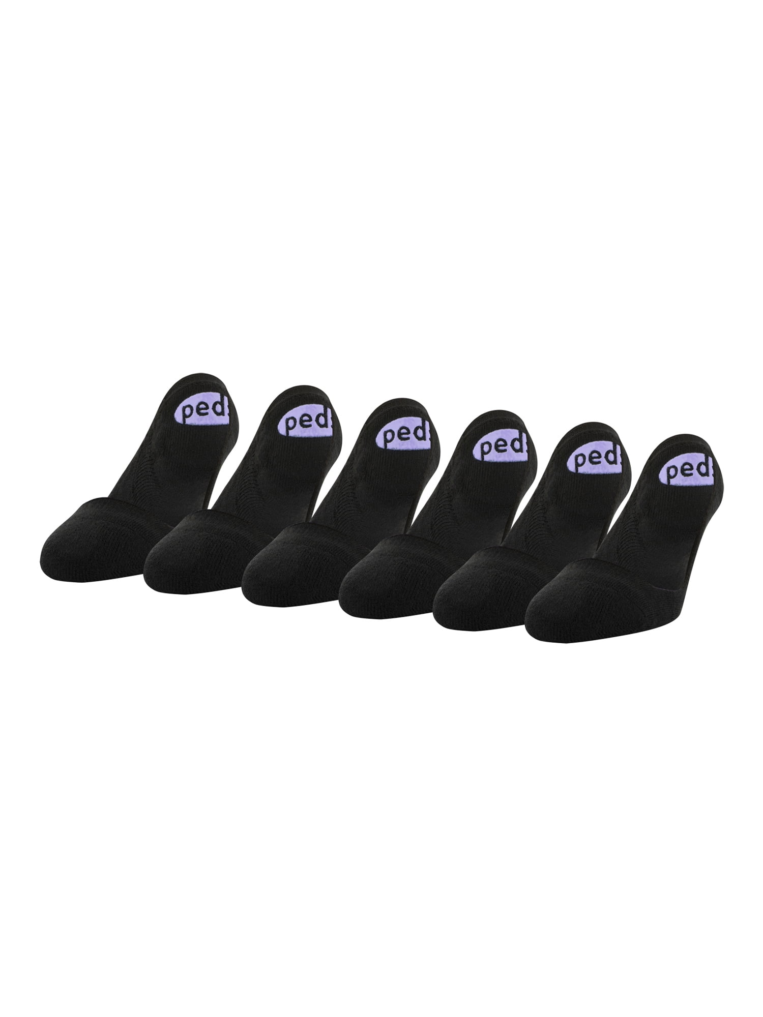 Peds Womens Cushion Low Cut No Show Liners, Shoe Italia
