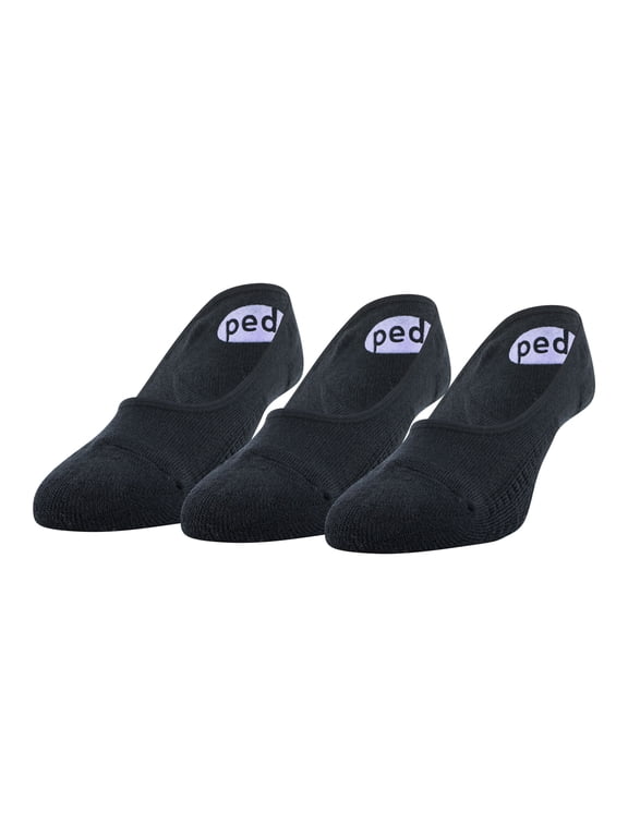 Women's Cushion Low Cut No Show Liners, Shoe Sizes 5-10 and 8-12, 3 Pairs