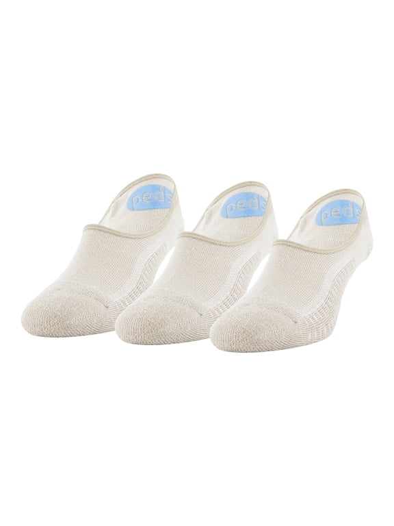 Women's Cushion Mid Cut No Show Liners, Shoe Sizes 5-10 and 8-12, 3 Pairs