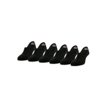PEDS Women's High Cut Cushion Heel and Toe Liner Socks with Heel Tab, 6 Pairs