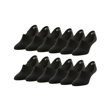 Peds Women's Lightweight Mid Cut No Show Socks, 12 Pairs