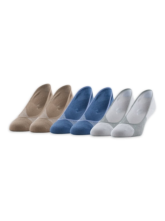 Women's Low Cut Colorblock Liner Socks, 6 Pairs