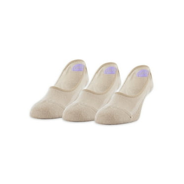 PEDS Women's Low Cut Cushion Liner Socks, 3 Pairs
