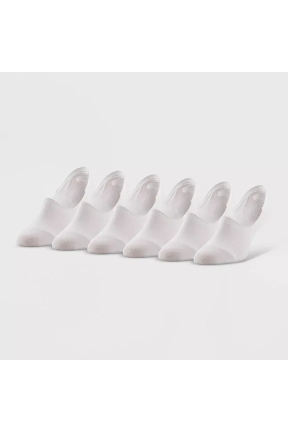 Women's Mesh Striped 6pk Sport Cut Liner Socks - 5-10