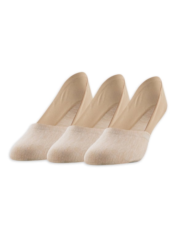 Women's Mid Cut Lightweight Liner Socks, 3 Pairs