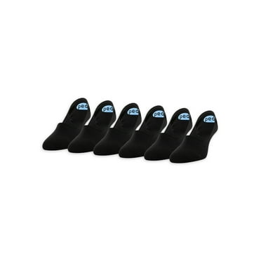 PEDS Women's Mid Cut Lightweight Liner Socks, 6 Pairs