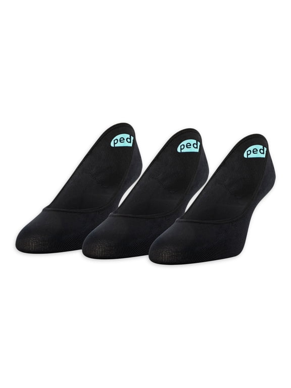 Women's Super Low Cut Lightweight Liner Socks, 3 Pairs