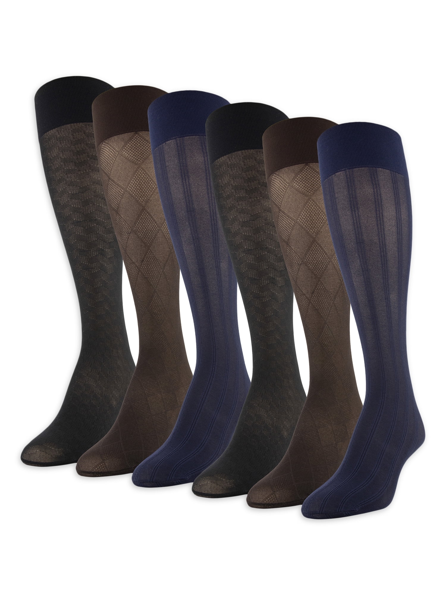Peds Women's Trouser Socks, 6 Pairs - Walmart.com