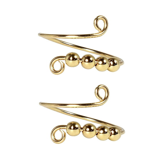 Pedty 1/2/5X Knitting Tool Diy Knitting Diy Knitting Loop Ring Adjustable Ring for Diy Crafts Crochet Open Finger Loop Rings