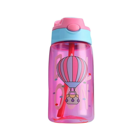 Pedty 1*Water Cup,Plastic Water Cup Rose Red,Personalised Kids Water Bottle with and Lid Back to School Supplies Custom Name Water Bottle for Kids Boys Girls Teen Gifts 500Ml Water Bottle