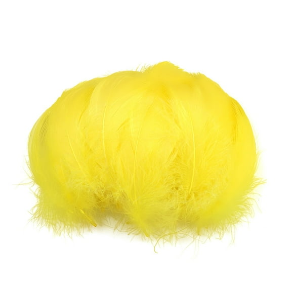 Pedty 100X Colored Goose Feathers (Error Within 5 Pieces),100PCS Diy Big Floating Feathers Plumage Floating Hair Craft Decoration Wedding Plumage