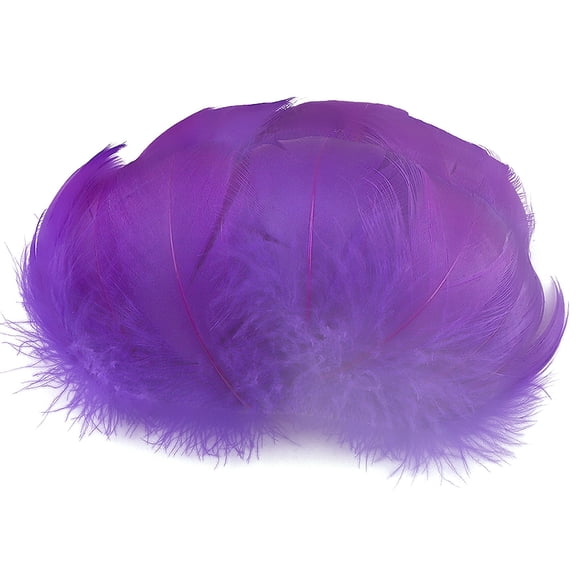 Pedty 100X Colored Goose Feathers (Error Within 5 Pieces),100PCS Diy Big Floating Feathers Plumage Floating Hair Craft Decoration Wedding Plumage