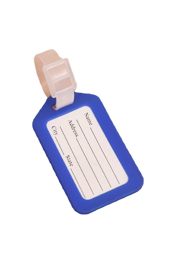 10Pc Identification Card,Bag Card PP Plastic Waterproof ID Label Multi-color Suitcase Label 10 PCS
