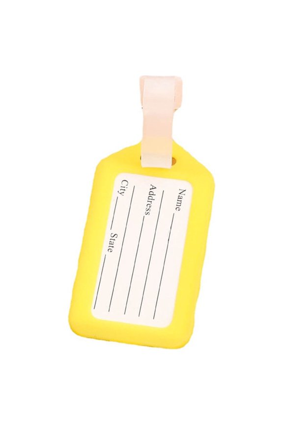 10Pc Identification Card,Bag Card PP Plastic Waterproof ID Label Multi-color Suitcase Label 10 PCS