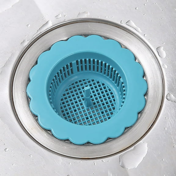 Pedty 1PC Universal Sink Drain Strainer Cover, Food Catcher for Kitchen Sink , Hair Drain Catcher,Drain Cover for Shower Hair Stopper ,Easy to Install Suit for Bathroom,Bathtub,Kitchen
