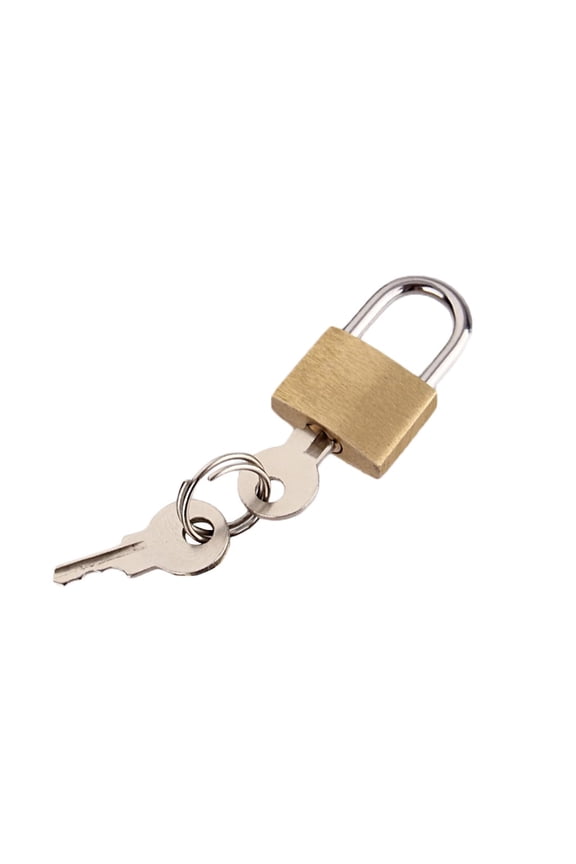Clearance Sale! Pedty Equipment Package,1X Lock 3 Keys,Small Lock Luggage Case Padlock Box Case Lock Mini Lock Lovers Lock Luggage Padlock 20Mm