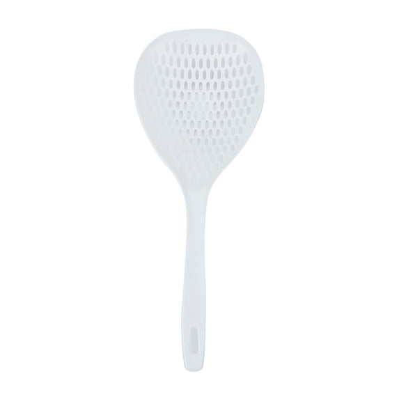 Pedty 1X Net Drain Spoon,Plastic Kitchen Supplies Hot Pot Noodle Spoon Multifunctional Household Noodles Blanching Sieve Large Mesh Drainage Spoon