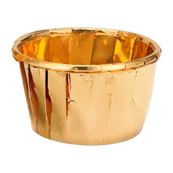 Pedty 50 Baking Cups,50Pcs Baking Cups Cupcake Liners Cake Cup Holder Aluminum Party Wedding