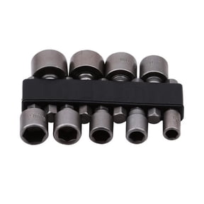 Pedty 9 Sockets,Shank Set Hex Driver Socket Power 1/4 513mm Nut Drill Bit Inch Tools & Home Improvement