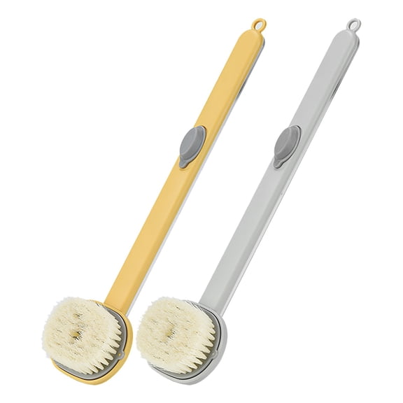 Pedty Cleaning Brush On Sale,Long Handle Bath Massage Cleaning Brush 2Pc Long Handle Bath Massage Cleaning Brush With Soap Dispenser
