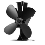 Pedty Fans for Home,Fans That Blow Cold Air,Fireplace Home Stove Wood Fan Airflow 4 Burning Powered Heat Log Large Fans