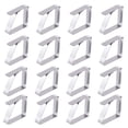 thumbnail image 1 of Pedty Hooks Clearance！16PCS Stainless Steel Tablecloth Clip Clip Holder Party Picnic Supplies Tablecloth Clip Silver, 1 of 8