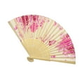 thumbnail image 1 of Pedty Paper Hand Fans for Women,Hand Fans Ladies,Vintage Bamboo Folding Hand Held Flower Fan Chinese Dance Party Pocket Gifts, 1 of 2