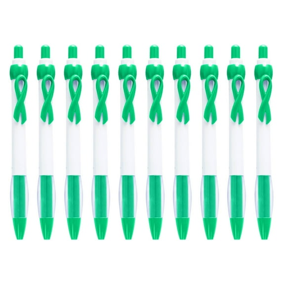 Pedty Pen,10 Pcs Ribbon Retractable Gel Roller Pen Breast Cancer Awareness Ribbon Pen Point Breast Cancer Pens Plastic Gel Ballpoint Pens for Women Gift 10Ml,10*Pen