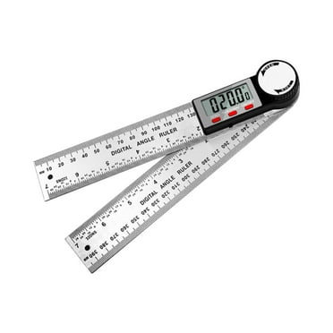 Pedty Protractor On Sale,Digital Angle Ruler 2024 New 2 In 1 Precision Ruler&Digital Angle Measuring Instrument Protractor Multi Angle Measuring Ruler Measuring Tool